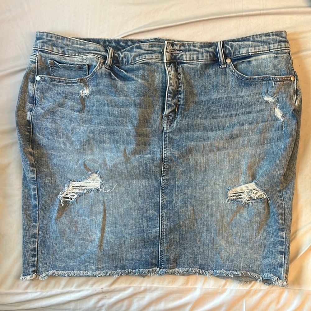 Torrid denim skirt
